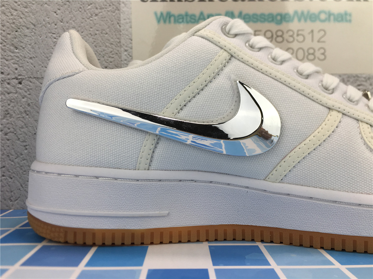 Travis Scott x Nike Air Force 1 Low Travis Scott-White AQ4211 10